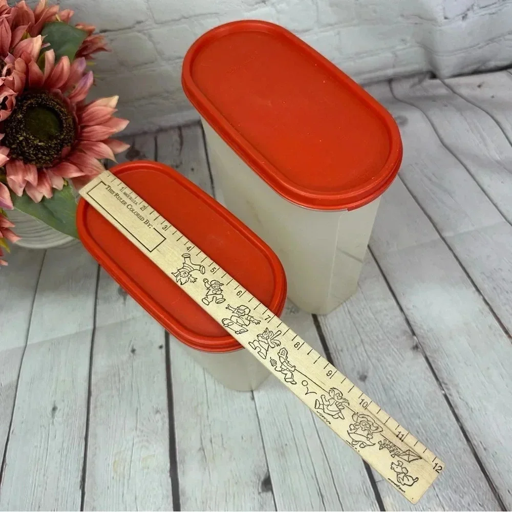 tupperware modular mate oval set of 2 vintage